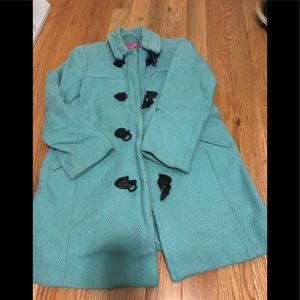 Light blue maternity coat